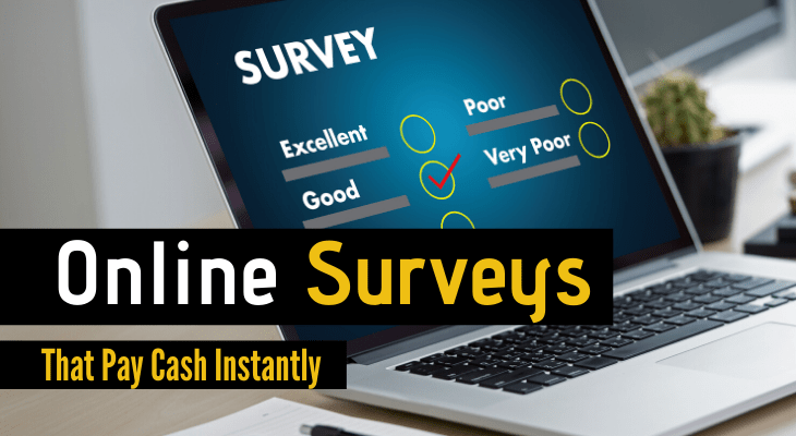 surveys that pay cash instantly
